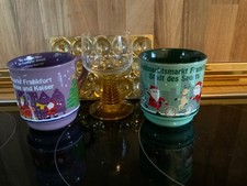 2Frankfurter Weihnachtsmarkt Tasse, Sammel Glühweintassen, Becher, Das neue alte