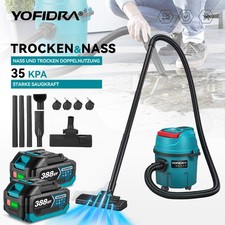 YOFIDRA® 10L Akku Staubsauger