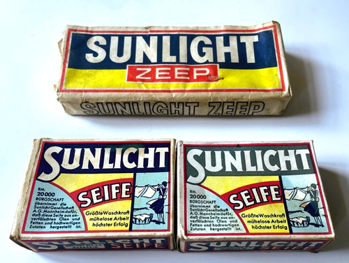 Sehr alte sunlicht seife und - sehr,