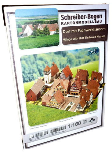 Kartonmodellbau dorf - kartonmodellbau,