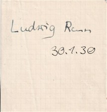 LUDWIG RENN important German