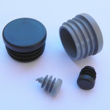 runde Lamellenstopfen sw/grau