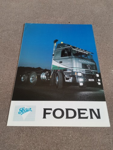 Prospekt datenblatt foden lkw - foden,