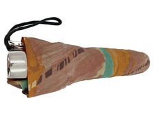 KNIRPS Regenschirm Damen Mehrfarbig Abstrakt Taschenschirm Reise Alltag