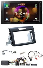 JVC DAB Lenkrad 2DIN Bluetooth USB Autoradio für Honda CR-V FR5/FR6 ab 2013 schw