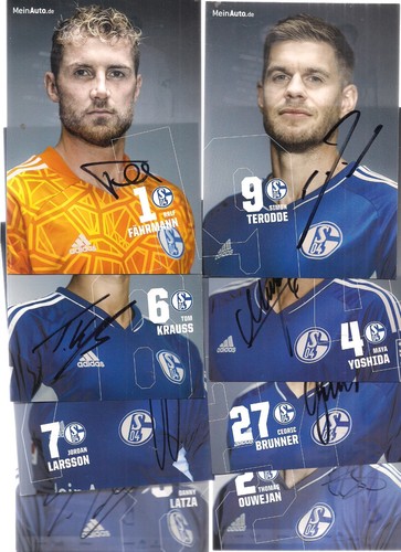Autogramme schalke 04 - autogramme,