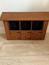 Vintage Holz Schlüsselschrank