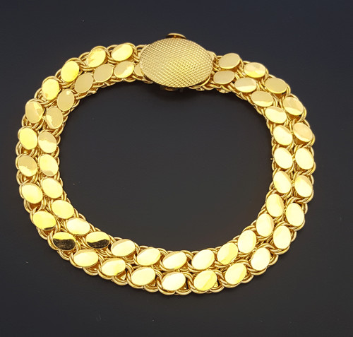 Gold armband karat pullu - gold,