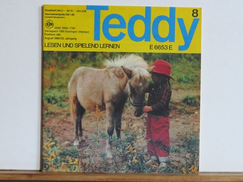 Teddy lesen und spielend - teddy,
