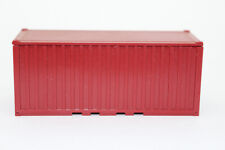 scw203, Alter WIKING 20 ft. Container Stahlcontainer in braunrot und unbeschrift