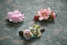 verschiedener Blumen Haarschmuck Haarspange Bananenspange Haarklammer