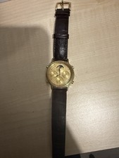 Seiko 7A48-702A Moonphase Chronograph Gold Tone Quartz Vintage – 1980er Jahre