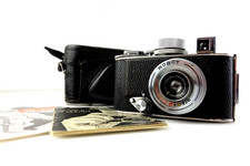 Berning RoBoT I Zeiss Tessar 3cm f3,5 #23023 rotating viewfinder + bag jm082