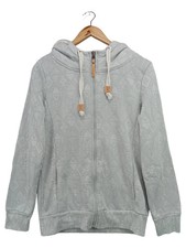 EIGHT2NINE Damen Sweatjacke Gr. 42; XL Grau Streetwear Kapuze Reißverschluss