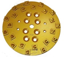 Blastrac BGS-250 SC II PKD Schleifscheibe Gold 250 mm Ø = 22 x 1/2 PKD