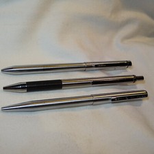 3 Werbekugelschreiber Marken 2 x Kugelschreiber, 1x Bleistift Stift alt Sammler