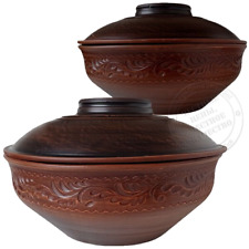 Keramiktopf aus rotem Lehm