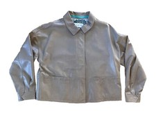 Lederjacke, Damen, GIMO'S (Italy),Gr. 38, helles Taupe, gerader Schnitt, NEU***