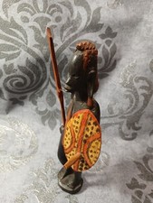 Alte Massai Dunkel Holz Figur