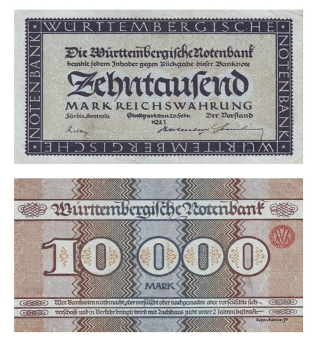 10000 mark zehntausend - 10000,