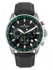 Jacques Lemans Herrenuhr Chronograph Liverpool 42 MM 10 ATM mit Lederband 1-2099