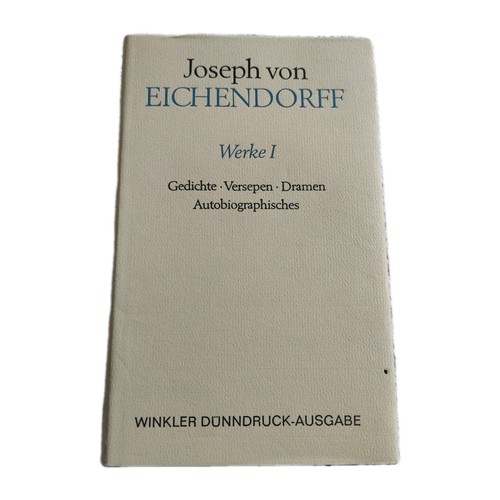 Joseph von eichendorff - joseph, –