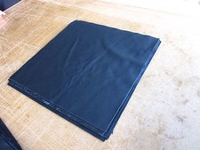 Lederzuschnitt Rindnappaleder schwarz zum beziehen von Stühlen ca. 60 x 60 cm,