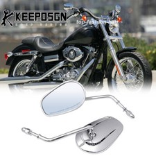 Paar Motorrad Chrom Seiten