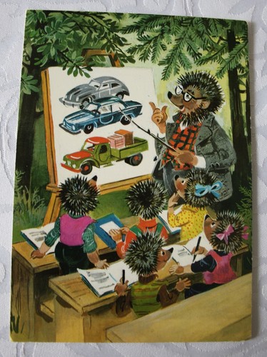 Igel mecki familie - ak,