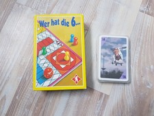 2 Spiele-1x Wer hat die 6 und  1x  Sandmann-Kartenspiel-32 Karten