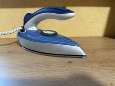 Severin Reisebügeleisen Mini Dampfbügeleisen 1000W | kompakt klappbar INOX Sohle