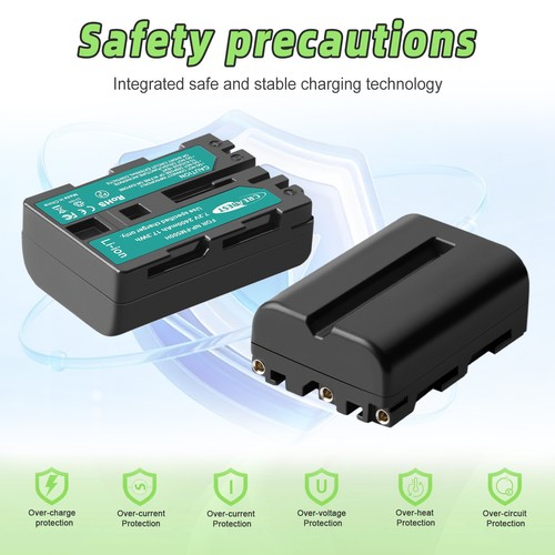 2stk 2400mah fm500h - 2stk, np-fm500h