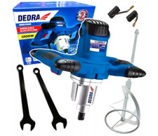 DEDRA 1200W 140mm Elektrischer Mörtelmischer für Mörtel Klebstoff Beton
