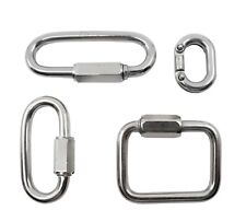 Edelstahl Kettennotglied