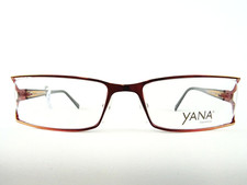 Kupferrote Damenfassung Brille