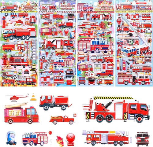 Feuerwehr sticker set - 3d,