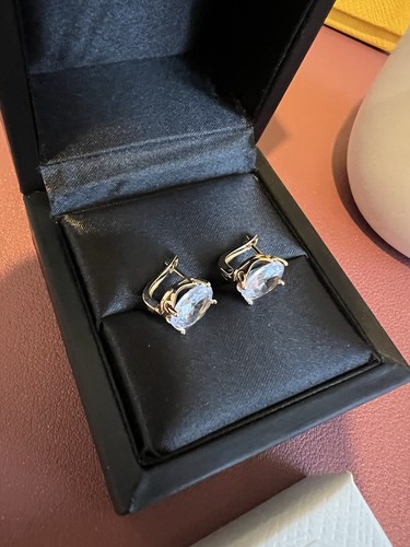 Ohrringe kt ovalschliff - 2,0,