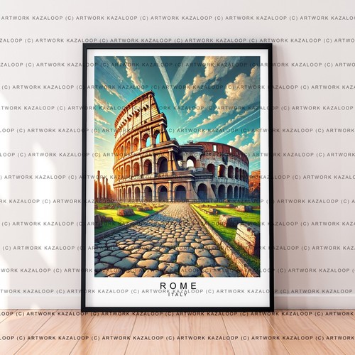 Rom architektur ungerahmt - rom,