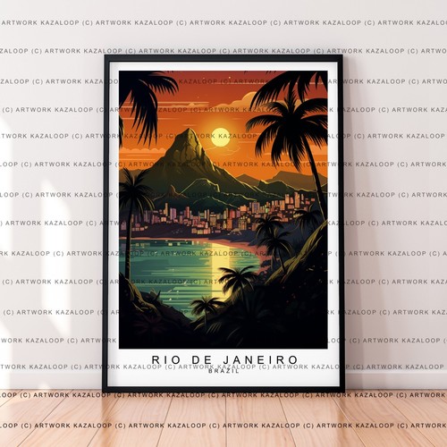 Ipanema küste sonnenuntergang - küste,
