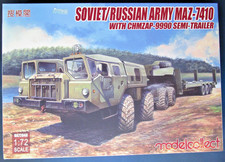 Modelcollect UA 72048 Soviet/Russian Army MAZ-7410 wth Semi-Trail 1/72 OVP / MIB