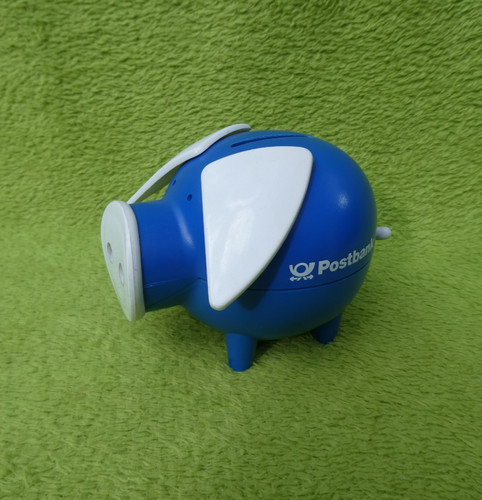 Sparschwein spardose postbank - sparschwein,