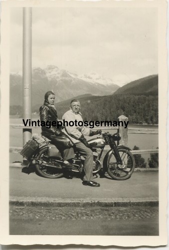 Z7341 foto 50er jahre motorrad - jahre,