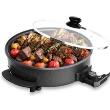 SUPERLEX Elektrische Pizzapfanne Multipfanne Partypfanne Elektropfanne 40cm