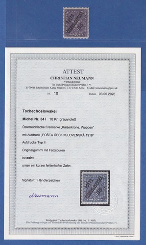 Tschechoslowakei 1919 öst