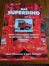 JF Stalldungstreuer Landmaschinen Traktor Schlepper Prospekt Brochure h