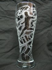 Fußballer Fubball Weizenglas