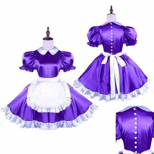 Sissy maid girl purple - maid,
