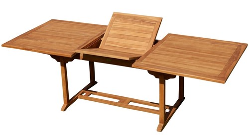 Echt teak ausziehtisch - echt,