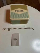 Fossil Armband rosègold mit Herz und Glitzersteinen kaum getragen