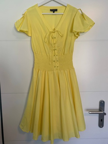 Sommerkleid leuchtend gelb - , gr